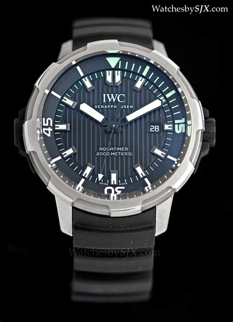 iwc aquatimer automatic 2000 for sale|iwc aquatimer 2000 titanium.